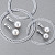 Earrings with South Sea pearls and diamonds