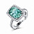 Ring with Lagoon tourmaline and diamonds