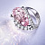 Ring with morganite and diamonds