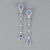 Earrings with spinel and diamonds