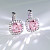 Earrings with morganites and diamonds