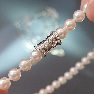 Choker with akoya pearls 5.0-5.5mm