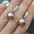 Earrings with freshwater pearls and diamonds