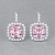 Earrings with morganites and diamonds
