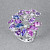 Ring with lavender-pink sapphires and diamonds