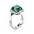 Ring with mint tourmalines and diamonds