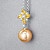 Pendant with South Sea pearl, sapphires and diamonds