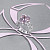 Ring with Mauve spinel and diamonds