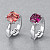 Ring with orange-pink tourmaline