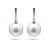 Earrings with South Sea pearls and diamonds