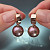 Earrings with freshwater pearls and diamonds
