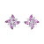 Stud earrings with sapphires and diamonds