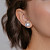 Stud earrings with South Sea pearls and diamonds