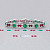 Bracelet with emeralds, rubies and diamonds