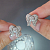 Earrings with diamonds
