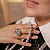Ring with South Sea baroque pearl and diamonds