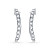 Earrings with diamonds