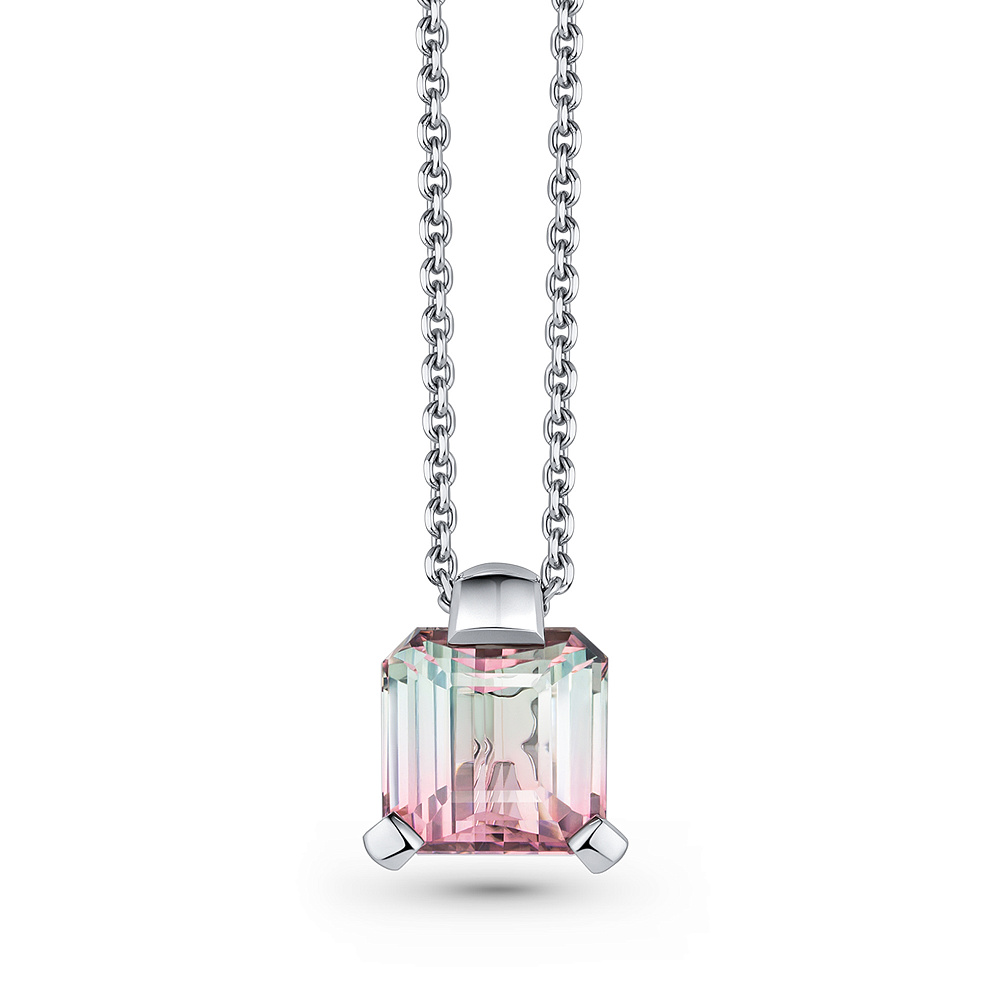 Pendant with Bi-color tourmaline картинка 1