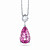 Pendant with spinel and diamond