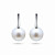 Earrings with South Sea pearls and diamonds