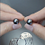 Earrings with Tahitian pearls