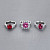 Ring with spinel and diamonds