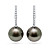 Earrings with Tahitian pearls and diamonds