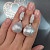 Earrings with South Sea baroque pearls and diamonds