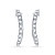 Earrings with diamonds