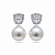 Earrings with South Sea pearls and diamonds