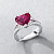 Ring with rubellite tourmaline and diamonds