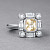 Ring with yellow sapphire and diamonds