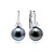 Earrings with Tahitian pearls and diamonds