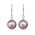 Earrings with freshwater pearls and diamonds