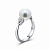 Ring with South Sea pearl and diamonds