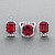 Ring with rubellite tourmaline and diamonds