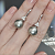 Earrings with Tahitian pearls and diamonds