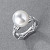Ring with South Sea pearl and diamonds