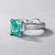 Ring with Lagoon tourmaline