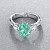 Ring with paraiba tourmaline and diamonds