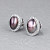 Stud earrings with Tahitian keshi pearls and diamonds