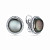 Earrings with Tahitian keshi pearls and diamonds