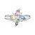 Ring with sapphires and diamonds