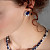 Necklace with blue sapphires and diamonds