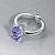Ring with lavender tanzanite
