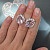Earrings with morganite and diamonds