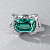 Ring with Lagoon tourmaline and diamonds