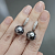 Earrings with Tahitian pearls and diamonds