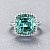 Ring with Lagoon tourmaline and diamonds