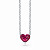 Pendant with spinel and diamond